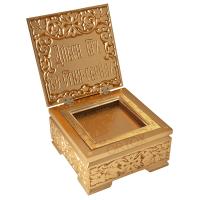 Ковчег для мощей &quot;Суздальский&quot;, цвет &quot;золото&quot;, 20х20х13 см