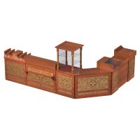 Свечная лавка &quot;Суздальская&quot;. Компоновка №5, цвет &quot;ноче экко&quot;, &quot;кипарис&quot; с золотом (поталь)