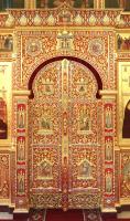 Царские врата иконостаса, Зачатьевский женский монастырь, г. Москва