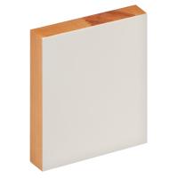 Доска иконная, липа, левкас, без ковчега, без шпонок, 13х16 см