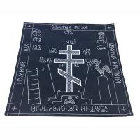 Наличник схимнический с вышивкой белым шелком