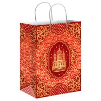 Пакет подарочный ламинированный №9, 18х10х23 см