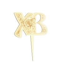 Шпажка деревянная в пасхальный кулич, 7х10 см