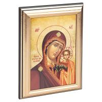 Икона Божией Матери "Казанская" в пластиковой рамке, 13х1,5х18 см