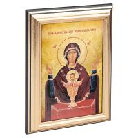 Икона Божией Матери "Неупиваемая Чаша" в пластиковой рамке, 13х1,5х18 см