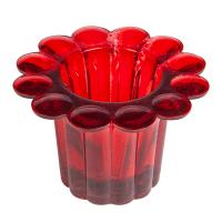 Стаканчик для лампадки "Ромашка" красный, 8х5,5 см