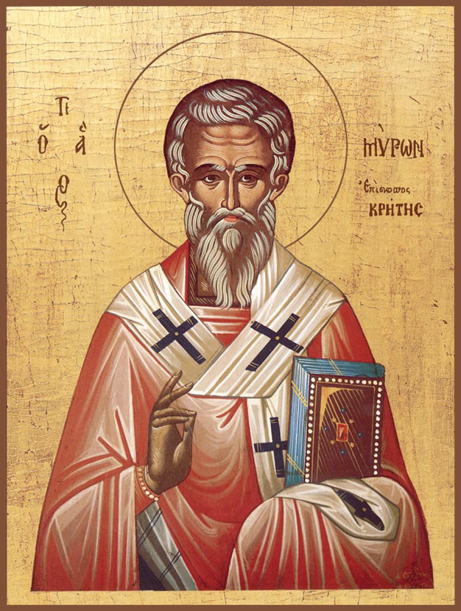 Святитель Мирон, епископ Критский