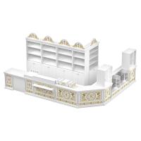 Свечная лавка &quot;Судиславская&quot;. Компоновка №3 белая с золотом (поталь)