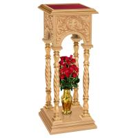 Подставка церковная "Тверская", цвет "золото", 40х40х100 см