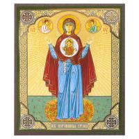 Икона Божией Матери &quot;Нерушимая стена&quot;, МДФ, 10х12 см