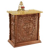 Панихидный стол на 100 свечей &quot;Ивановский&quot;, цвет &quot;кипарис&quot;, 85х50х87 см