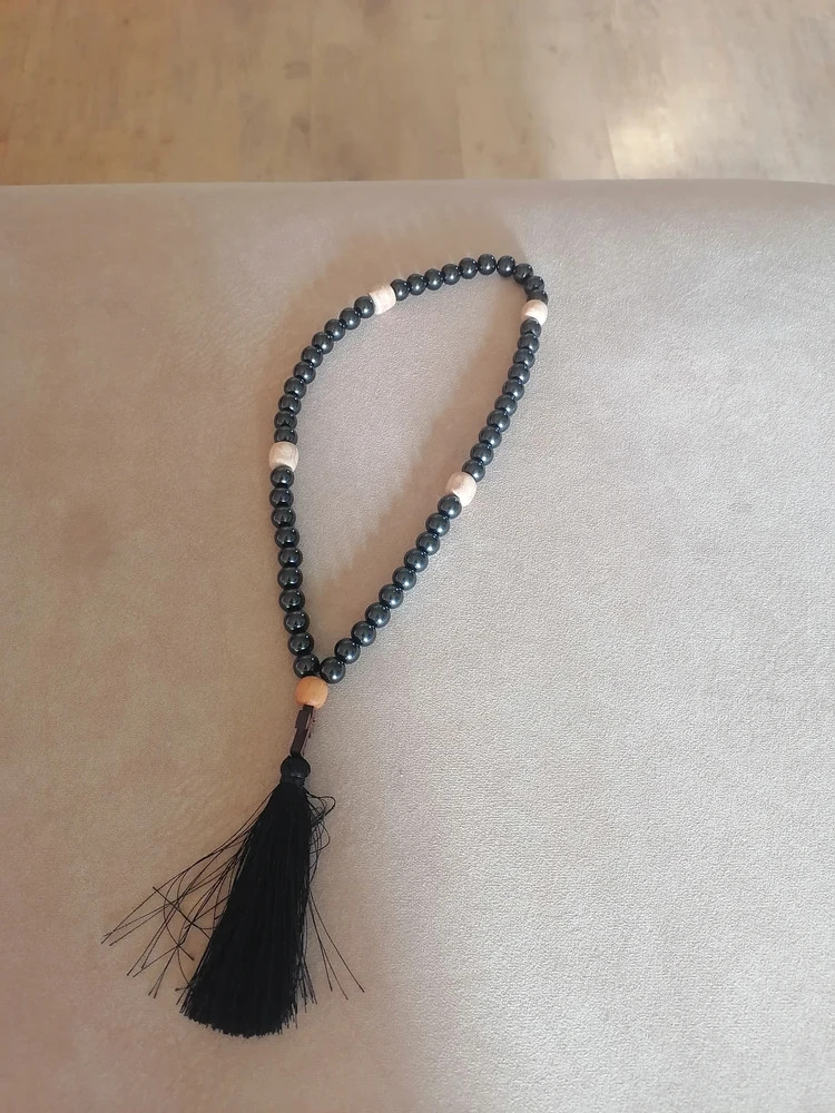 Четки из самшита с разделителями (на 50 бусин)