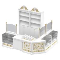 Свечная лавка "Судиславская". Компоновка №4 белая с золотом (поталь)