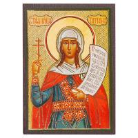Икона мученицы Татианы Римской, МДФ, 6х9 см