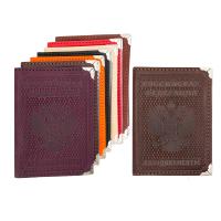 Обложка для водительского удостоверения, с рельефным узором, уголками, пластиковыми карманами и вкладышем под документы, 10х13 см