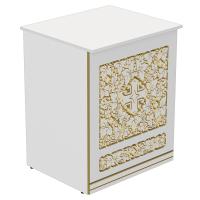 Свечная лавка &quot;Суздальская&quot;. Секция №2, белая с золотом (патина)