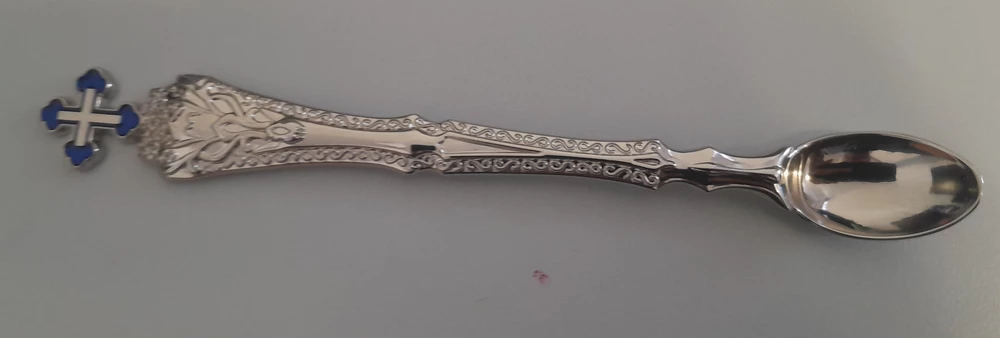 Лжица, цинковый сплав, эмаль, длина 16 см
