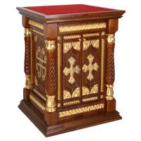 Жертвенник "Костромской", цвет "кипарис" с золотом (поталь)