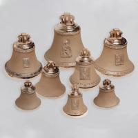 Набор из 8 колоколов: 50 кг, 20 кг, 14 кг, 9 кг, 7 кг, 5 кг, 4 кг, 3 кг