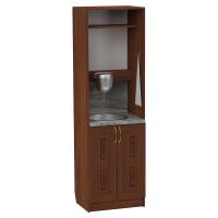 Шкаф под рукомойник &quot;Суздальский&quot;, цвет &quot;ноче экко&quot;, &quot;кипарис&quot;, 60х50х201 см