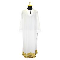 Подризник белый с вышитым рисунком "Православный"