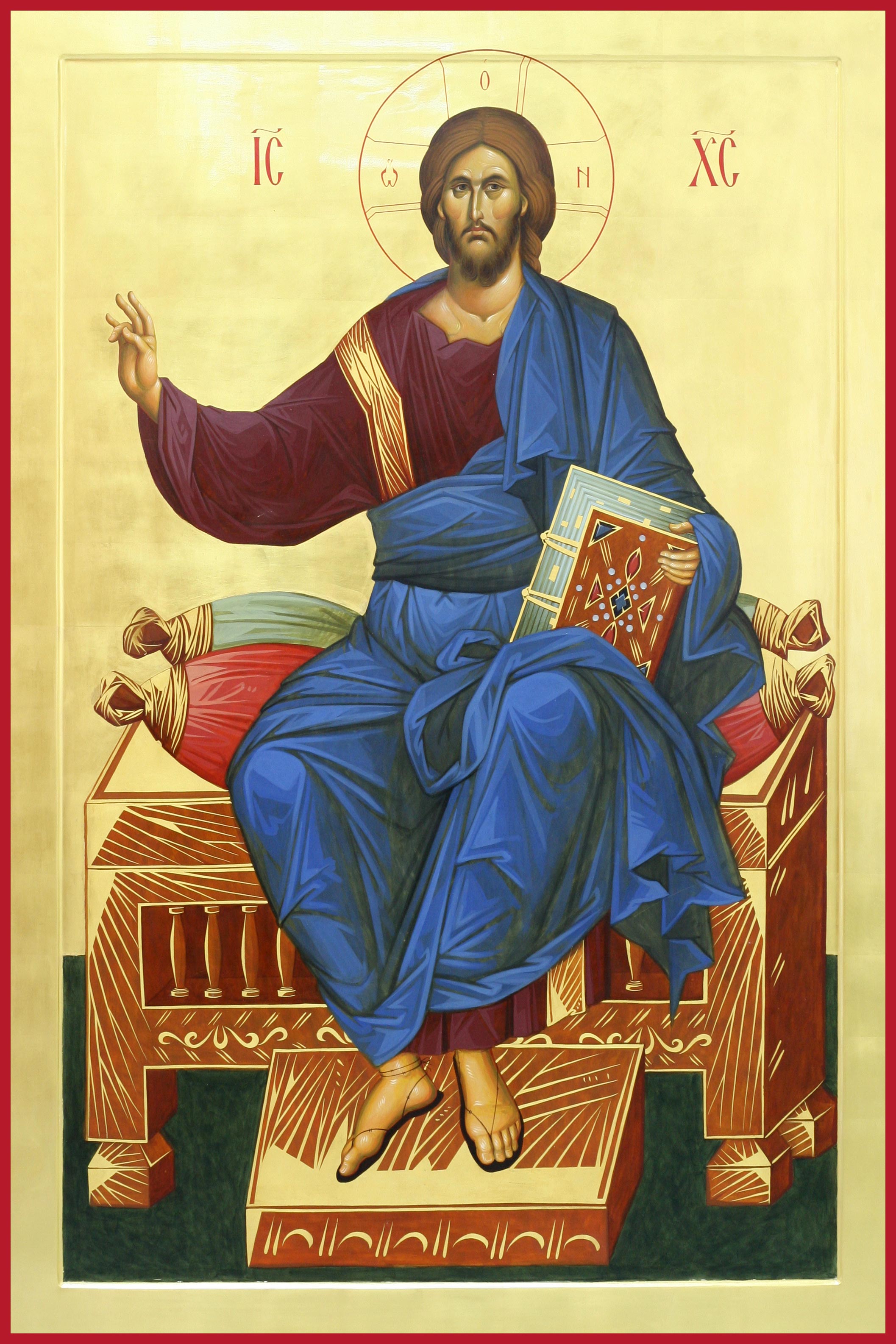 Икона Спасителя «Спас на престоле»