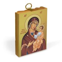 Икона Божией Матери &quot;Иверская&quot; на деревянной основе, на холсте с золочением