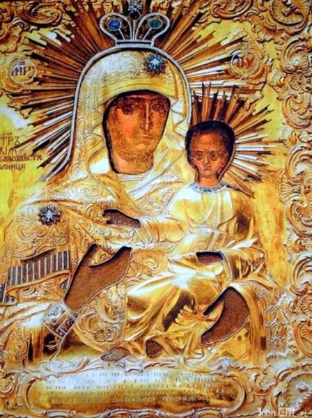 Икона Богородицы «Акафистная Зографская» («Предвозвестительница»)