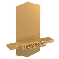 Полка для икон "Суздальская" прямая, цвет "золото", 1 ярус