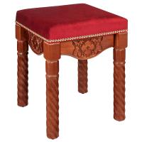 Пуф церковный &quot;Суздальский&quot;, цвет &quot;кипарис&quot;, 40х40х50 см