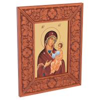 Рамка-киот "Суздальский" настенный, цвет "кипарис", ширина 12 см