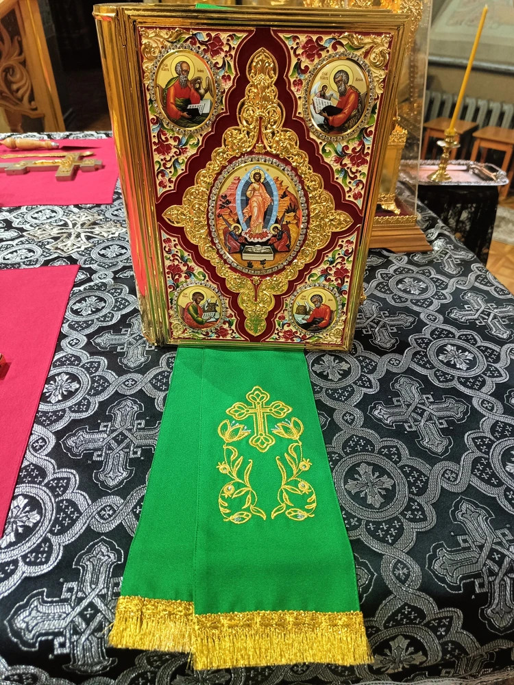 Закладка для Евангелия вышитая, 150х13 см