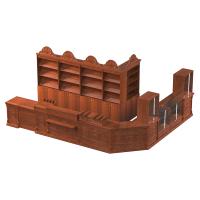 Свечная лавка "Судиславская". Компоновка №3, цвет "ноче экко", "кипарис"