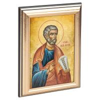 Икона апостола Петра в пластиковой рамке, 13х1,5х18 см