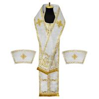 Архиерейский требный комплект, парча, вышивка