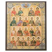 Икона Собора святых целителей, МДФ