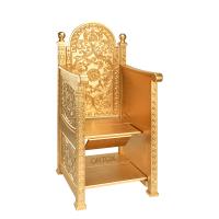 Стасидия "Ярославская", цвет "золото", со складным сиденьем и подножкой 70х72х152 см