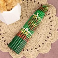 Свечи "Иерусалимские" малые парафиновые зеленые, обожженные Благодатным огнем