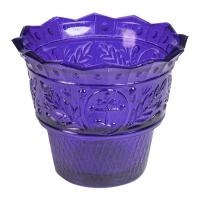 Стаканчик для лампады "Ландыш" фиолетовый, 8,5х7 см
