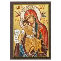 Икона Божией Матери &quot;Достойно есть&quot;, МДФ, 6х9 см