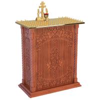 Панихидный стол на 100 свечей "Суздальский", цвет "кипарис", тумба