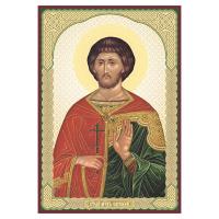 Икона мученика Евгения Мелитинского, МДФ