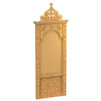 Киот пристенный "Суздальский", цвет "золото", широкий