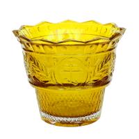Стаканчик для лампады "Ландыш" желтый, 8,5х7 см Стаканчик для лампады "Ландыш" желтый, 8,5х7 см