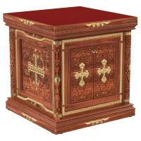 Жертвенник &quot;Вологодский&quot;, цвет &quot;кипарис&quot; с золотом (поталь)