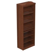 Свечная лавка &quot;Суздальская&quot;. Секция №8, шкаф-витрина, наклонные полки, цвет &quot;ноче экко&quot;, &quot;кипарис&quot;