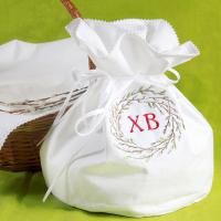 Мешок для освящения пасхальной трапезы "Серебряная верба", бязь