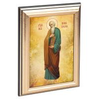 Икона апостола и евангелиста Иоанна Богослова в пластиковой рамке,13х1,5х18 см