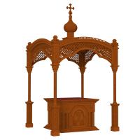 Облачение на престол "Романовское", цвет "кипарис"