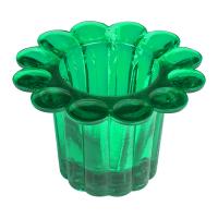 Стаканчик для лампадки "Ромашка" зеленый, 8х5,5 см